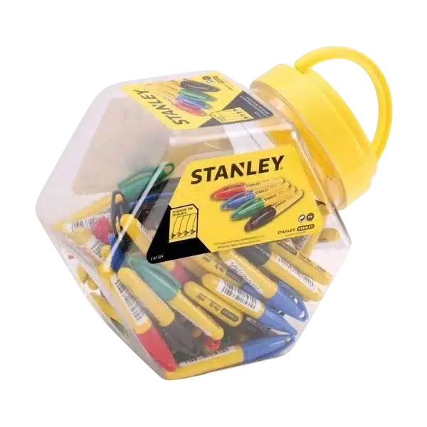 Μαρκαδόροι Mini 72 pcs 4 Χρώματα Λεπτοί Stanley