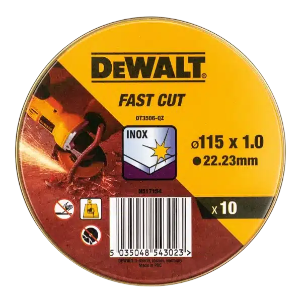 Δίσκος Κοπής Inox 115x1x22.2mm DeWalt