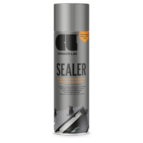 Σφραγιστικό Διαρροών Γκρι σε Σπρέυ "Sealer" 500ml Cosmos Lac