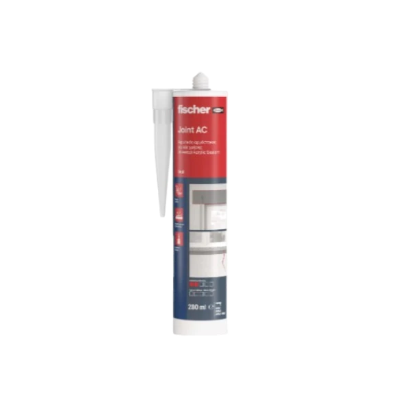Ακρυλικός Αρμόστοκος Λευκός Joint AC W 280ml Fischer