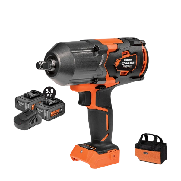 Μπουλ/δα Unipower 1/2" 2 Li-ion 5.0A 20V "BL" 1000Nm Krausmann Και Τσάντα (U76020-25SB)