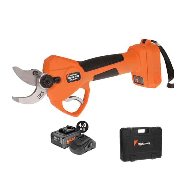 Ψαλίδια Κλάδου Li-ion 4.0A Unipower 20V BL 30mm Krausmann Και Κασετίνα (U33020-14SB)