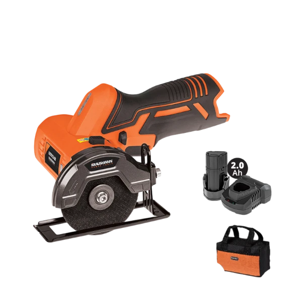 Γωνιακοί Τροχοί-Κόφτες Mίνι 76mm Li-ion 2.0A Unipower 12V Krausmann Με Τσάντα (U87012-12S)