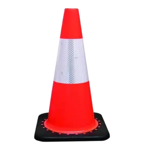 Κώνος Σήμανσης PVC Με Ανακλαστική Ταινία 30cm