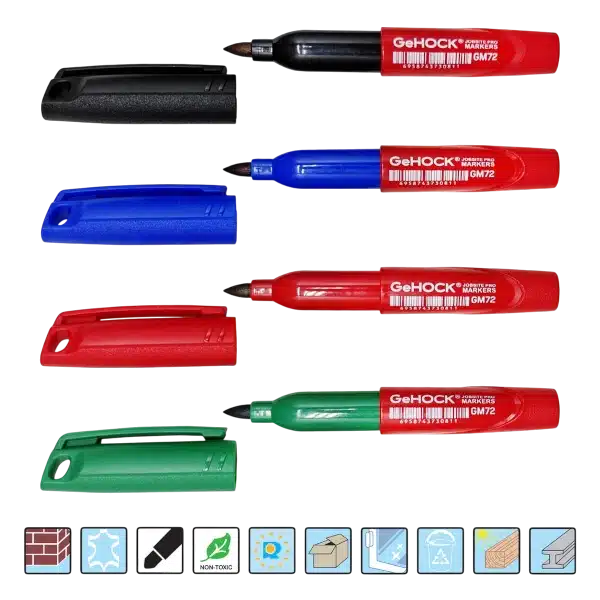 Μαρκαδόρος Mini Ανεξίτηλος 4 Χρωμάτων