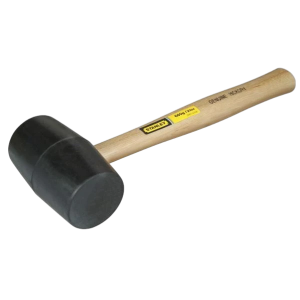 Ματσόλα Καουτσούκ Ξύλινη Λαβή 512gr Stanley