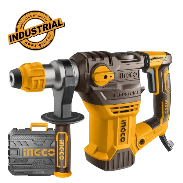 Πιστολέτο Κρουστικό Περιστροφικό SDS Plus 1500W Super Ingco