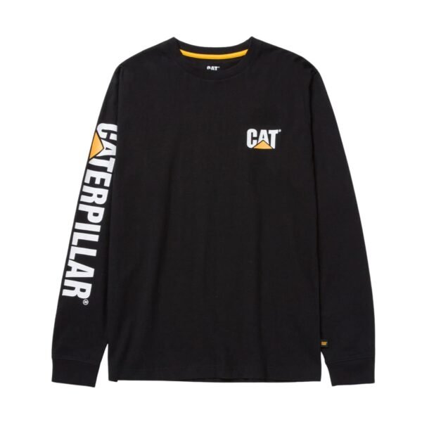 CAT Μπλουζάκι μακρυμάνικο trademark tee μαύρο L 1510034