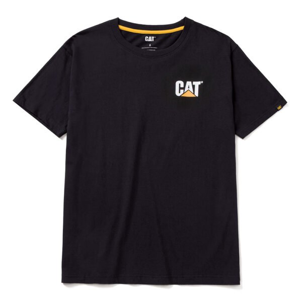 CAT Μπλουζάκι κοντομάνικο μαύρο trademark tee S W05324