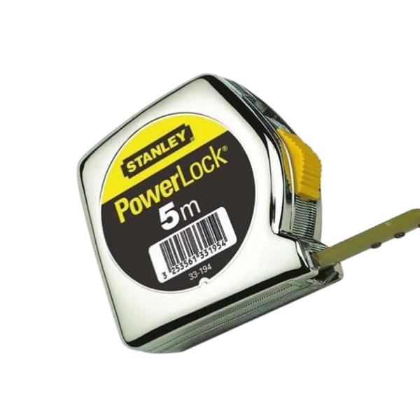 Μέτρο PowerLock Λάμα 19mm 5m Stanley (0-33-194)