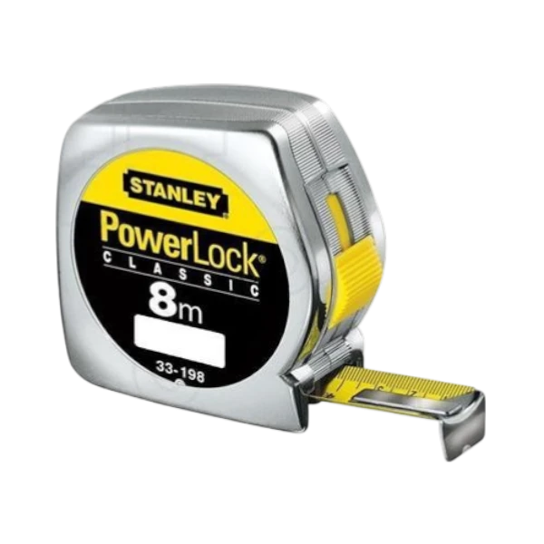 Μέτρο PowerLock Λάμα 25mm 8m Stanley (0-33-198)