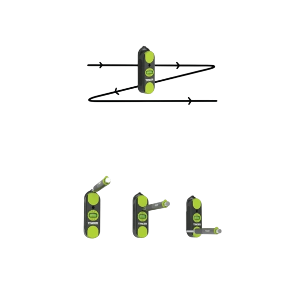 Tracer Μαγνητικός Ανιχνευτής Ορθοστάτη Γυψοσανίδας 3 Σημείων Με Αλφάδι AMSF1