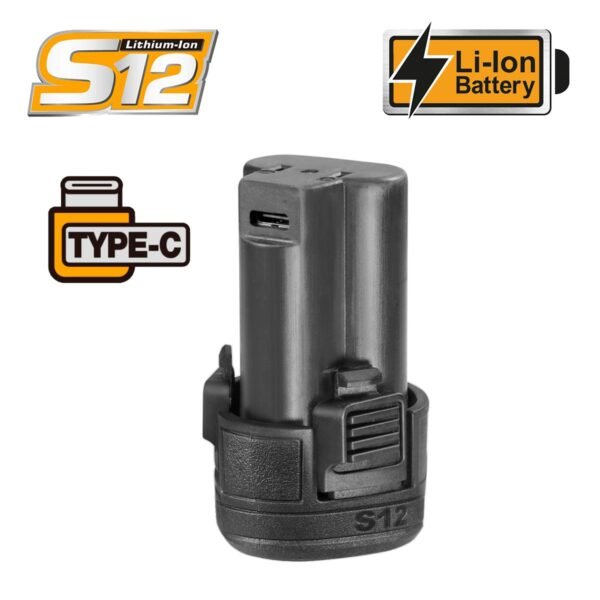 Μπαταρία 12V 1.5Ah Li-Ion USB Type-C Ingco