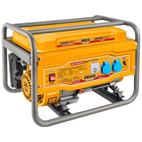 Γεννήτρια Βενζίνης με Σταθεροποιητή AVR 2.8kW 3.5kVA 7HP Ingco