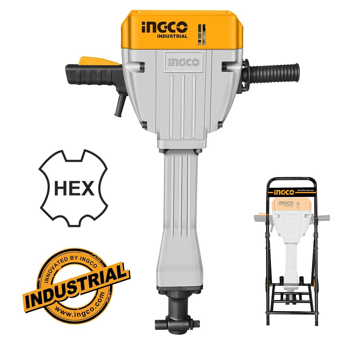 Ηλεκτρικό Κατεδαφιστικό Πιστολέτο 2200W HEX Ingco