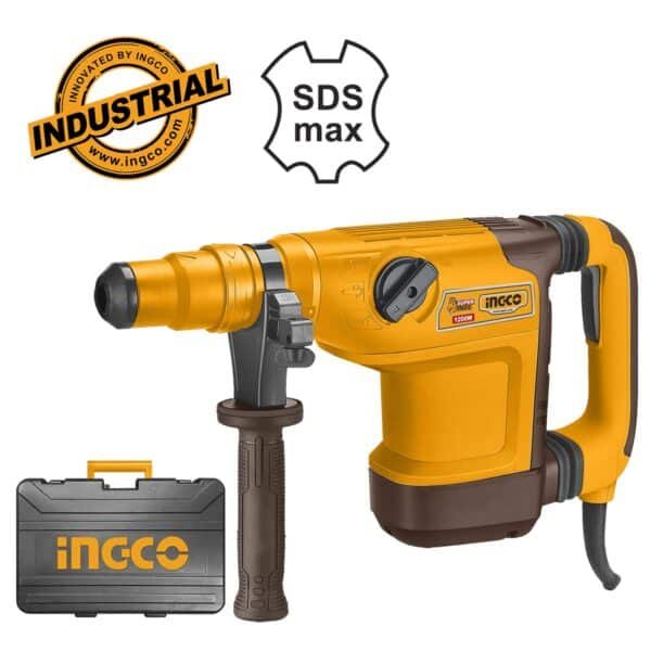 Πιστολέτο Περιστροφικό Κρουστικό 1200W SDS max 6.6kg Ingco