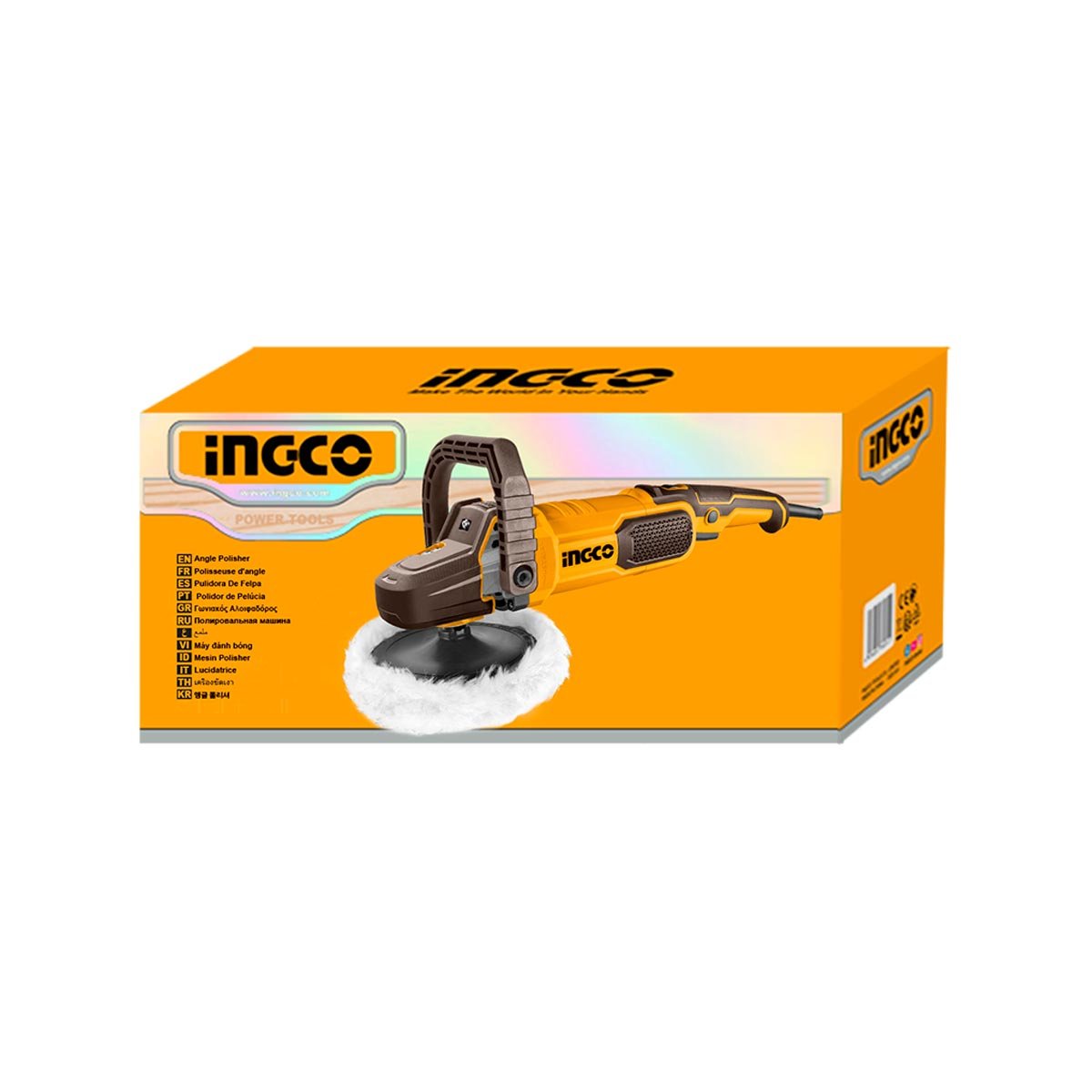 Στιλβωτής - Αλοιφαδόρος Ηλεκτρικός 1400W Ingco - Image 3