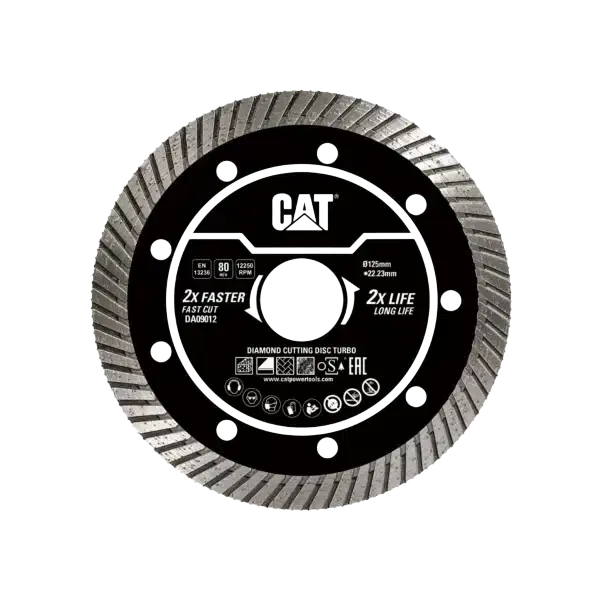 Δίσκος Κοπής Διαμαντέ Turbo 125mmx22.23x2.4mm Caterpillar
