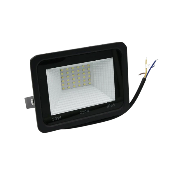 Προβολέας Led-SMD 30W 230V 4000K IP65 Μαύρος