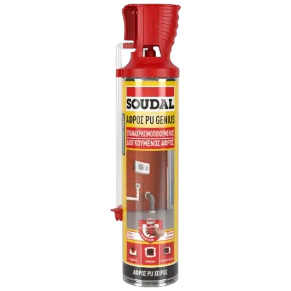Αφρός Πολυουρεθάνης PU Χειρός Genius Επαναχρ/νος Soudal